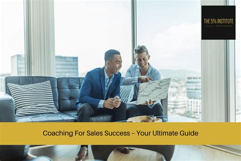 coaching for sales success.